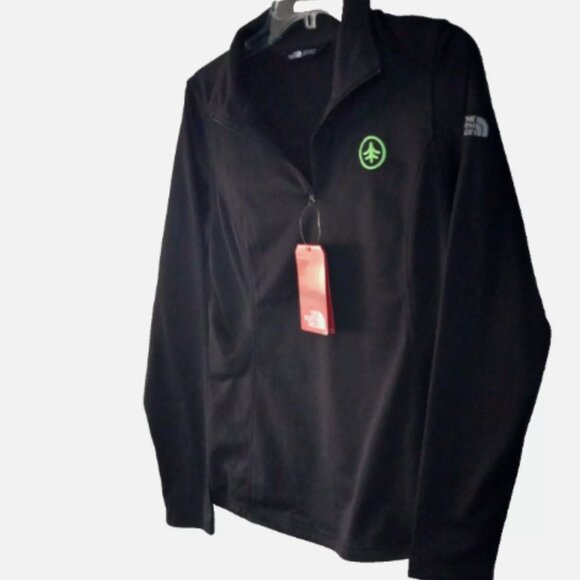 The North Face Women’s Jacket Sz S NWT Black Softshell 1/4 Zip Athletic Fit - Picture 5 of 13